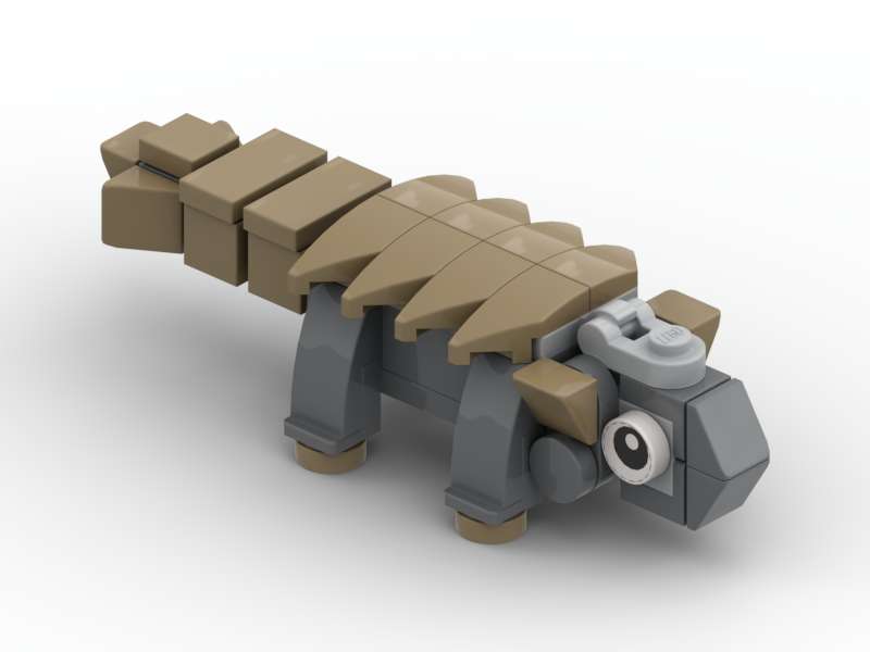 Ankylosaur & Pteranodon