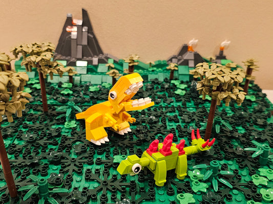 Stegosaurus & T. Rex