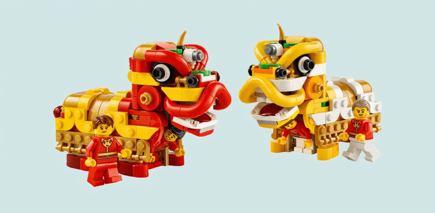 Lion Dance (40915) New Sealed 480 Pieces