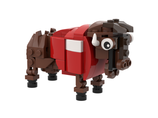 American Bison - Sport Red / White