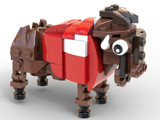 American Bison - Sport Red / White