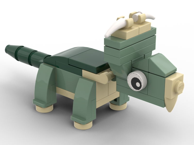 Parasaurolophus and Pachyrhinosaurus 2 Pack