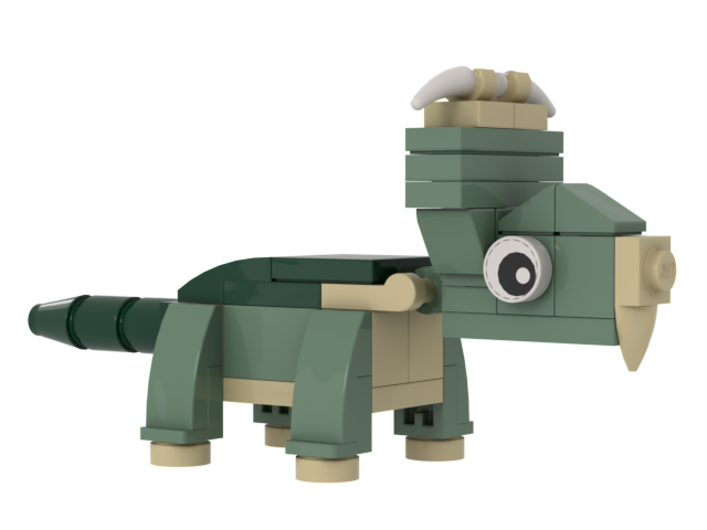 Parasaurolophus and Pachyrhinosaurus 2 Pack