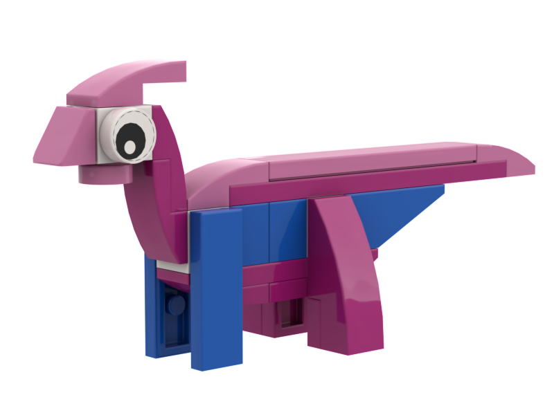 Parasaurolophus and Pachyrhinosaurus 2 Pack