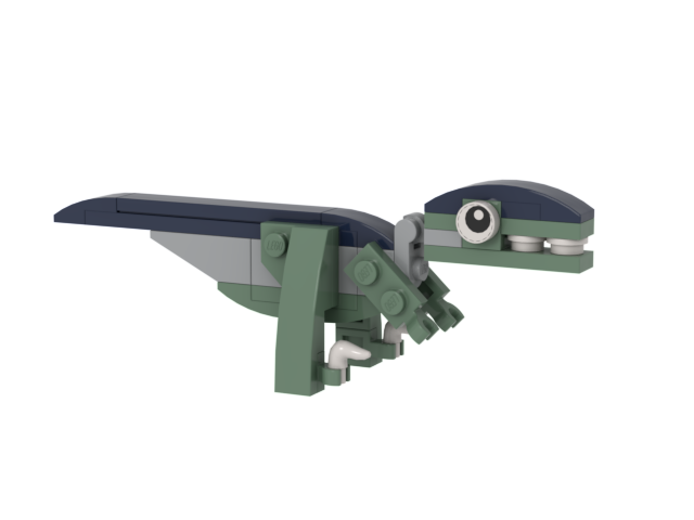 Utahraptor & Skeletal 2in1