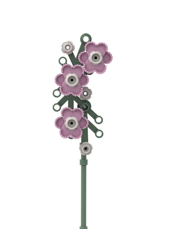 Epaulette Flower Bright Pink