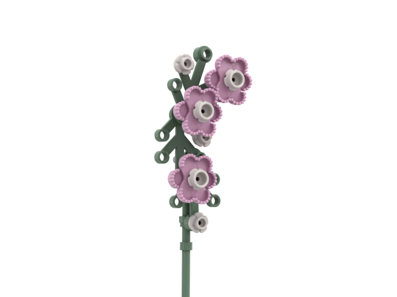 Epaulette Flower Bright Pink