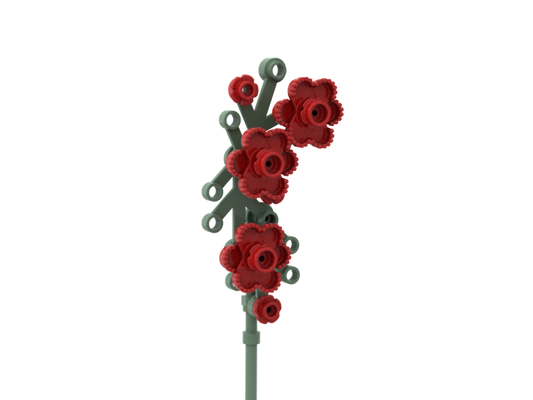 Epaulette Flower Red