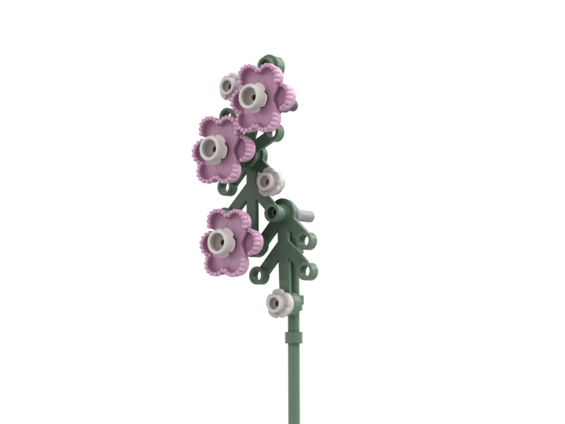 Epaulette Flower Bright Pink