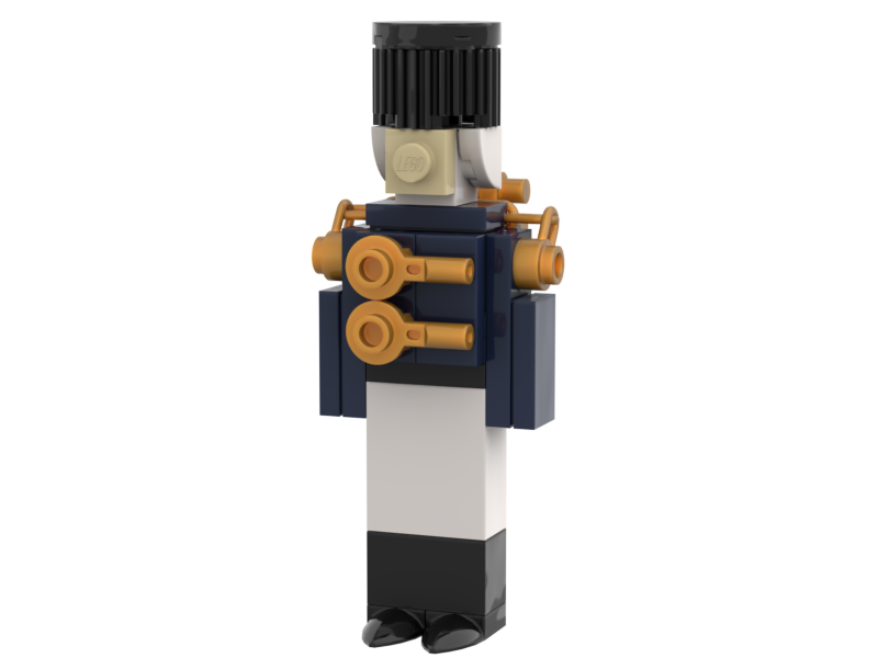 Nutcracker Ornament: Dark Blue