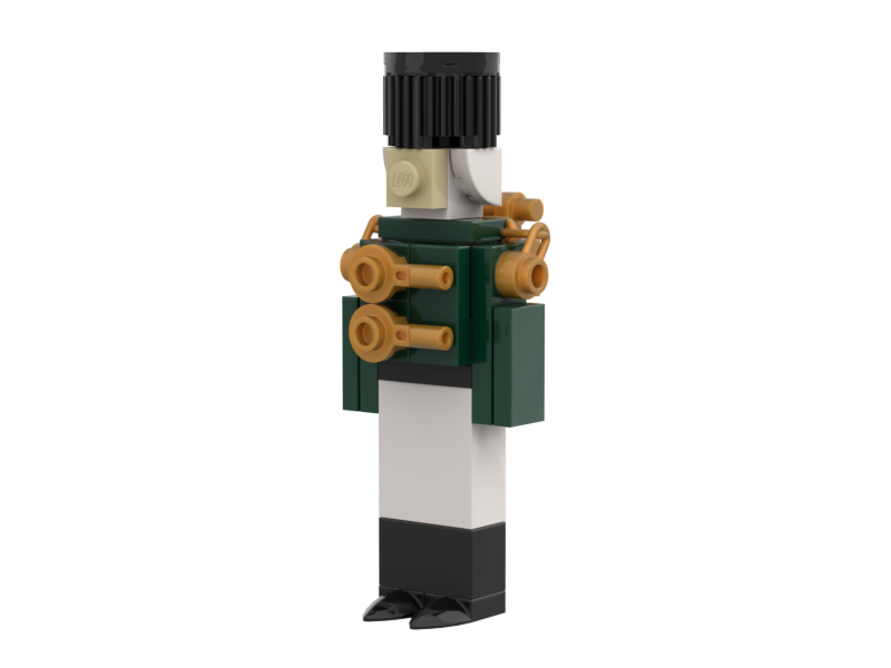 Nutcracker Ornament: Dark Green