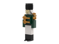 Nutcracker Ornament: Dark Green