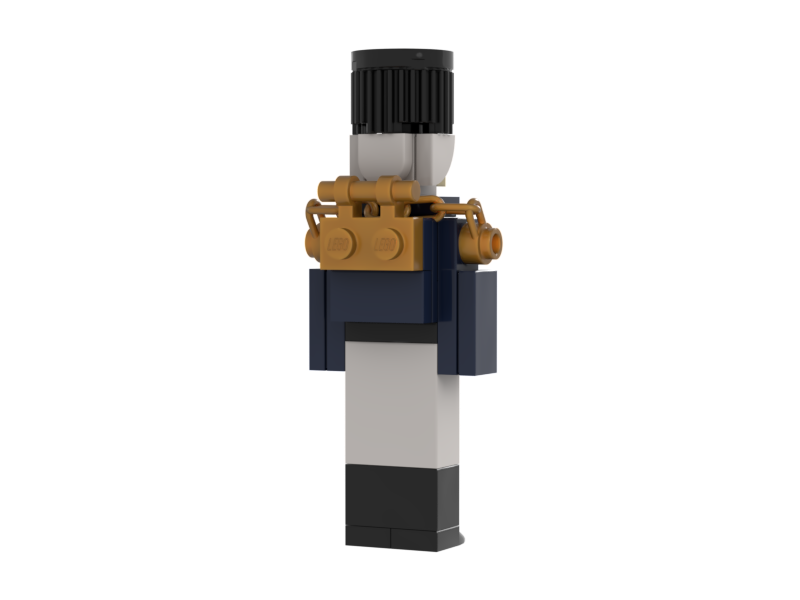 Nutcracker Ornament: Dark Blue