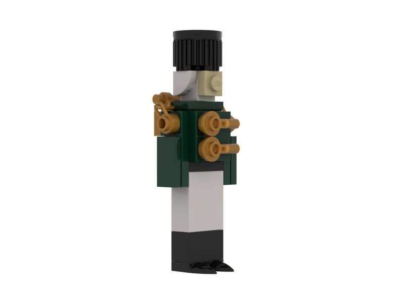 Nutcracker Ornament: Dark Green