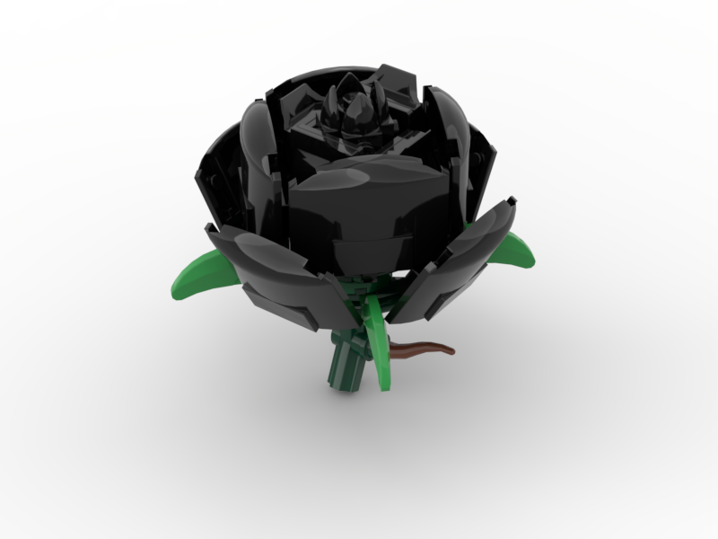 Rose #4 Black