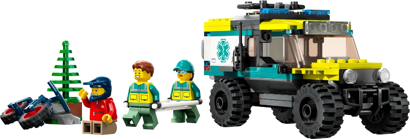 Set #40582 4x4 Off-Road Ambulance Rescue