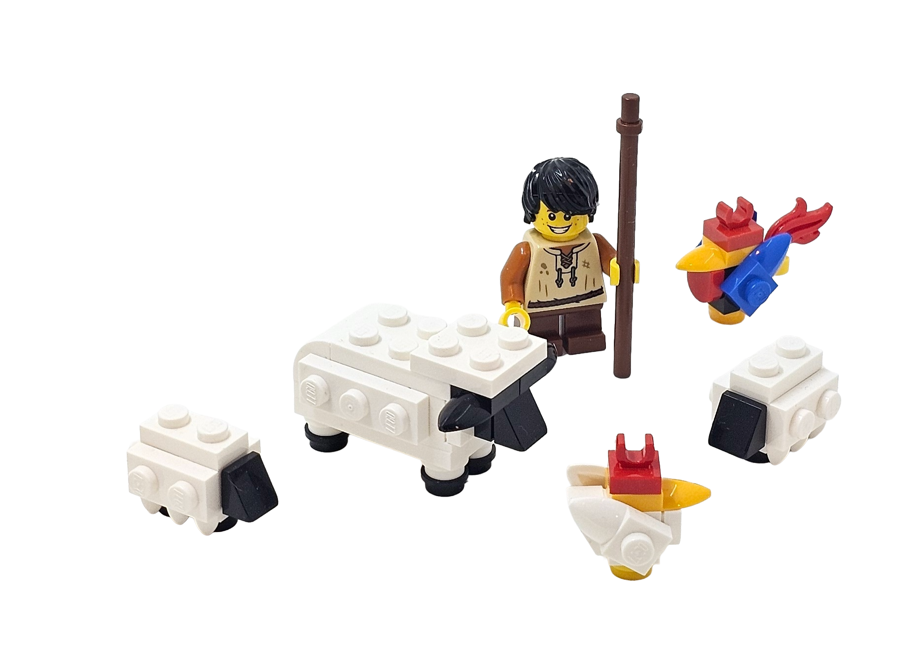 Shepherd Boy with Flock