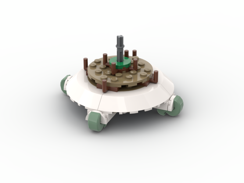 Small White Vase Built